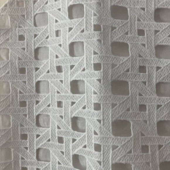 Ann Taylor White Eyelet Sleeveless Top - Picture 2 of 5